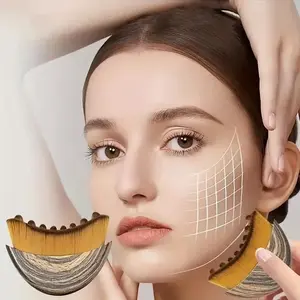 Lymphatic Body Brush Beauty Makeup Brush with Arc Handle Design and Storage Box, Facial Massage Brush, Face Makeup Brush, Model Xinghao No001
