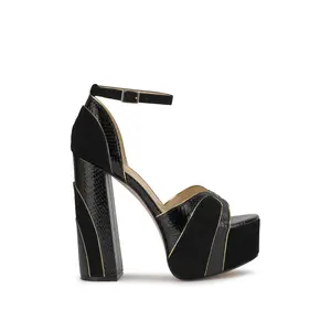 Avele Platform in Black & Gold