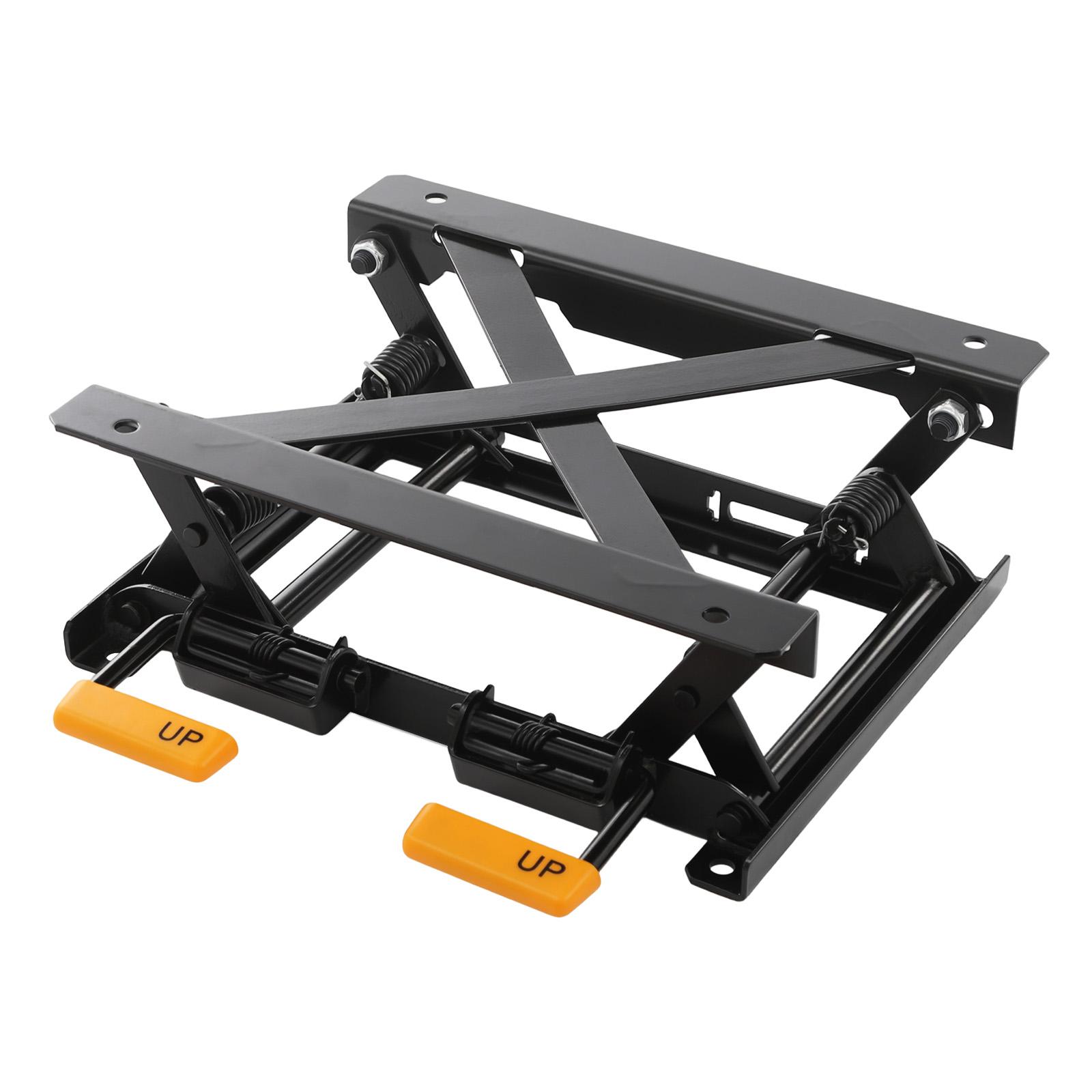 Adjustable Car Seat Lifter (2.76-5.12 inches), Heavy Duty Steel Seat Riser with Front/Rear Independent Adjustment, Ergonomic Design for Enhanced Visibility & Comfort, Easy Installation for RV Truck Sedan Commercial Vehicle