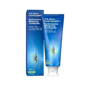 10% Nano Hydroxyapatite Whitening Toothpaste, 100g, Brighten Teeth, Fresh Breath, Combat Bad Odor, Gentle Ingredients, Daily Oral Care