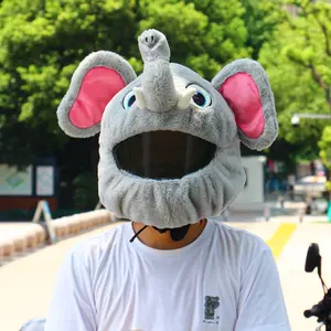 moto gearheads Cartoon cute motorcycle helmet cover, protective cover, scratch resistant, suitable for open face helmet, full face helmet