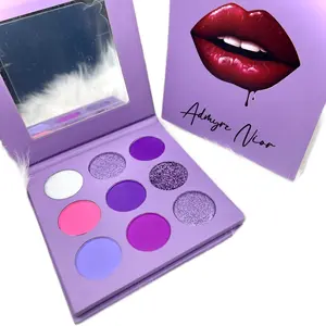 Beat Me Purple Palette Eyeshadow Matte Makeup