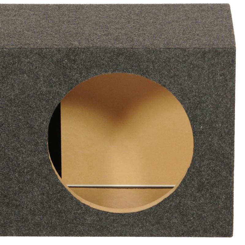 Q Power Single 12 Inch SPL XL Side Ported Subwoofer Enclosure HD112VL (2 Pack)