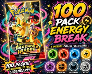 Ascended Heroes 100 Booster Packs EB! (READ DESCRIPTION!!!)