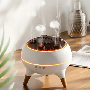 Jellyfish Design Humidifier 7-Color LED Diffuser for Relaxation & Better Sleep Ultrasonic Air Humidifier Oil Diffuser Quiet Operation 7-Color Mood Light Aromatherapy for Home & Office