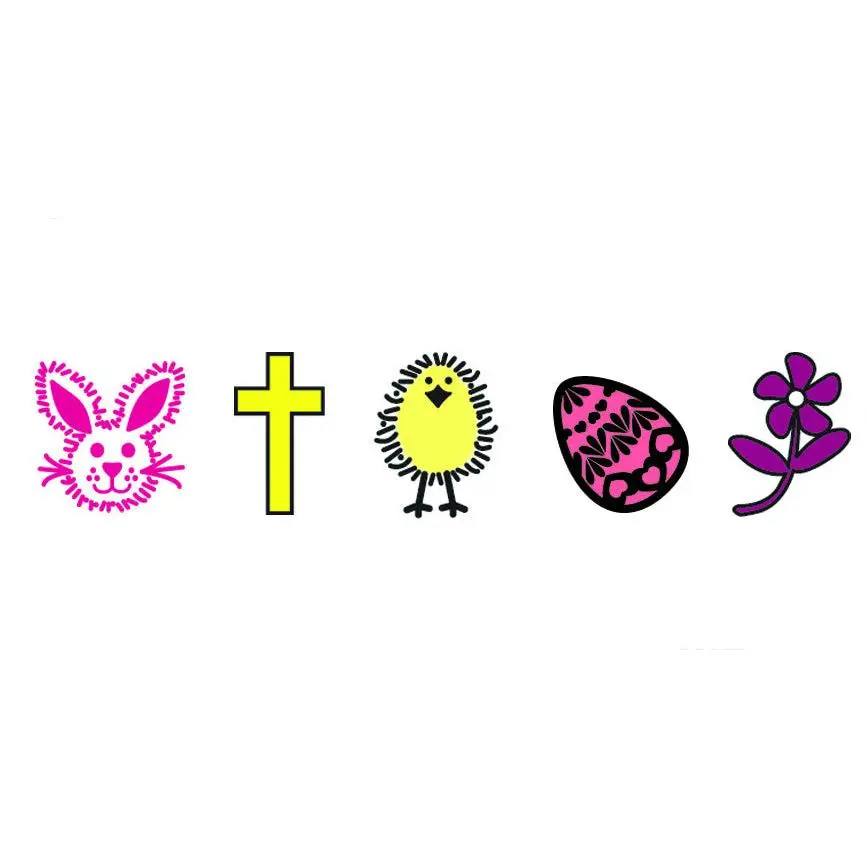 SHAPES ETC.  Incentive Stamp - Easter Set