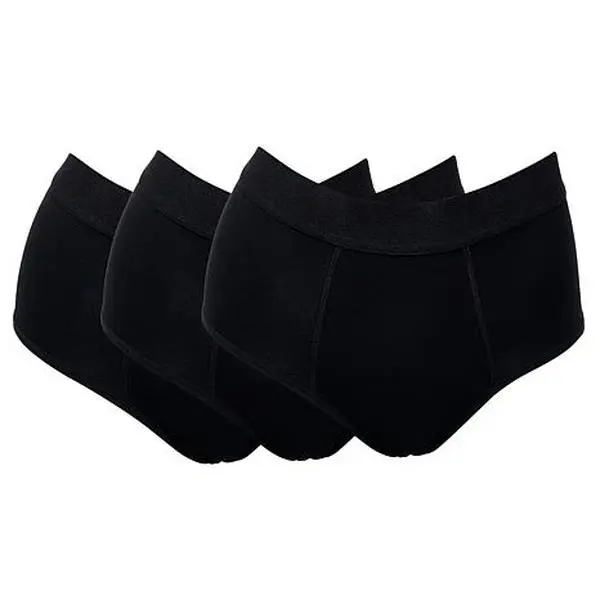 Rhonda Shear 3-pack Shear Protection Leak-Resistant Bamboo-Blend Brief