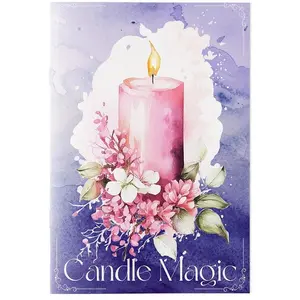 Handmade Candle Magic Journal, 1 Count 23 Pages Creative Witchcraft Ritual Guide, Perfect for Art Collection, Spiritual Practices & Gifts