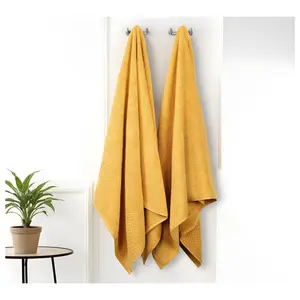Superior 2-Piece Playa Zero Twist Cotton SolidBath Towel Set