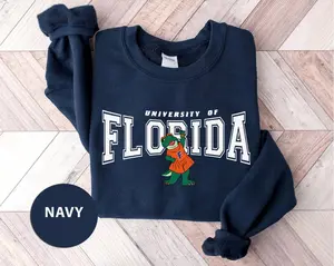 Gator Mascot Sweatshirt: University of Florida, Woman's Gildan Sweater