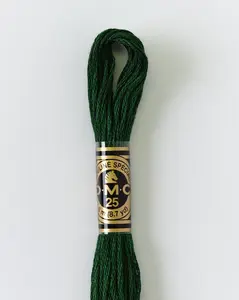 DMC Embroidery Stranded Thread - Six-Strand Embroidery Floss - 890 - Black Forest