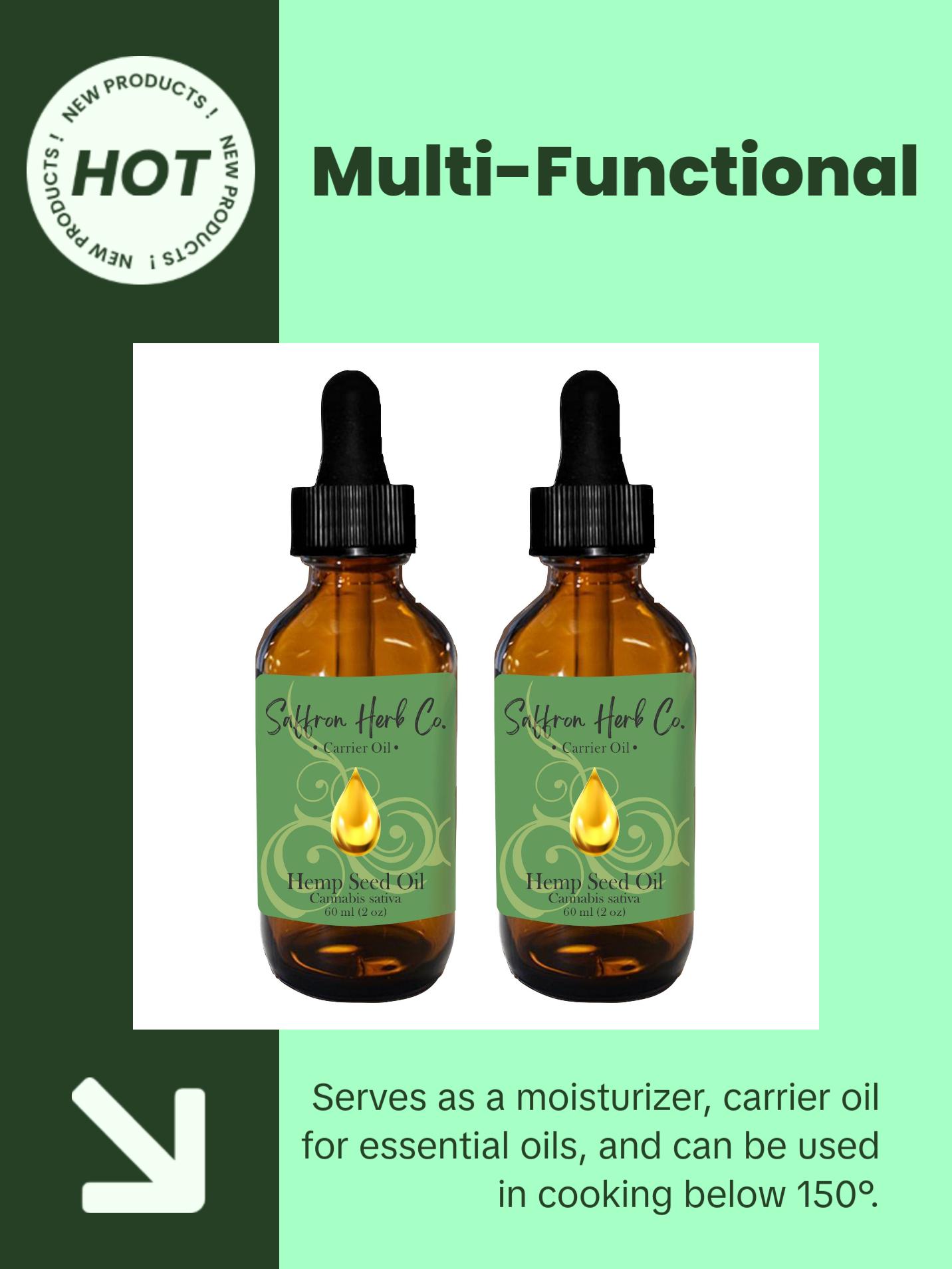 Hemp Seed Carrier Oil