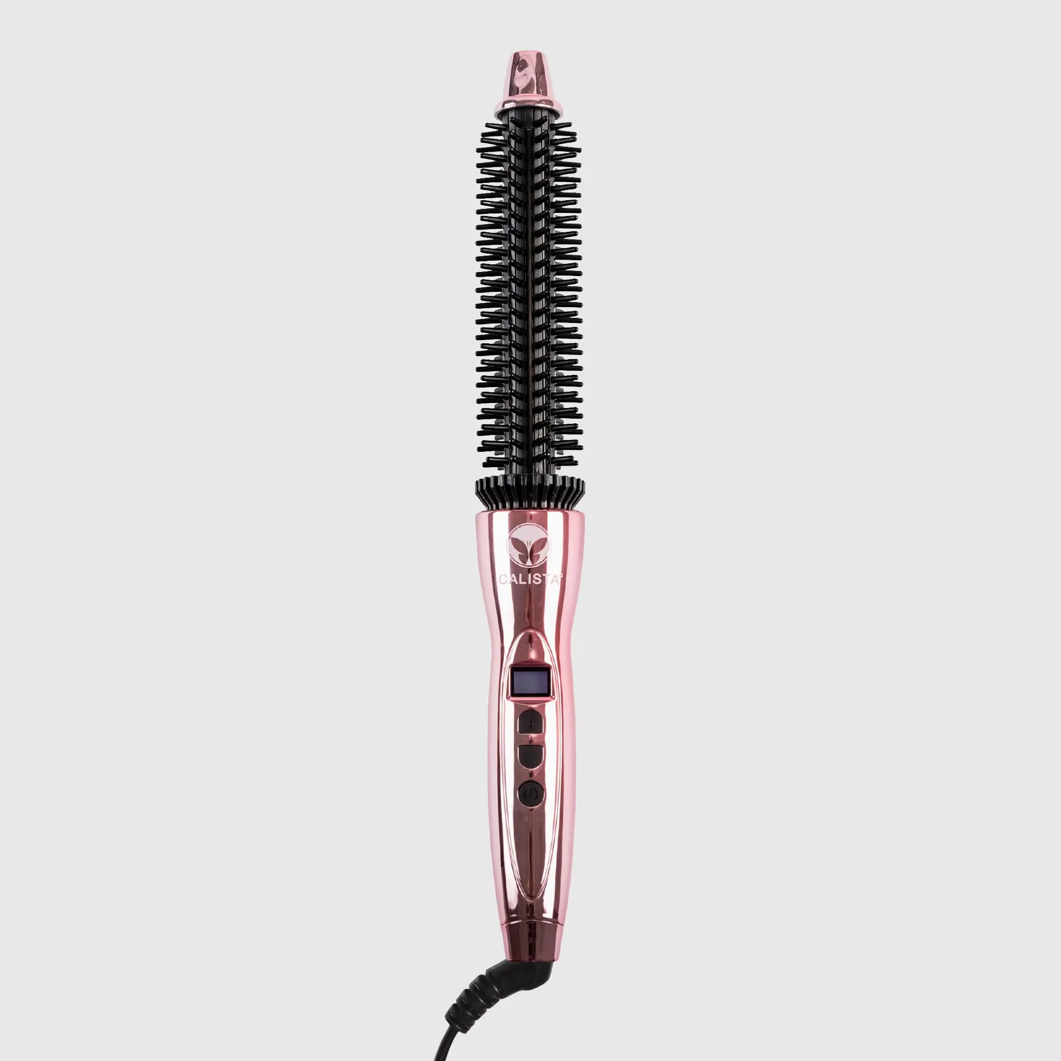 Perfecter Pro Heated Round Brush 0.75" - Curling Iron Alternative Hair Tool - Curl, Wave & Lift with Less Frizz & More Shine