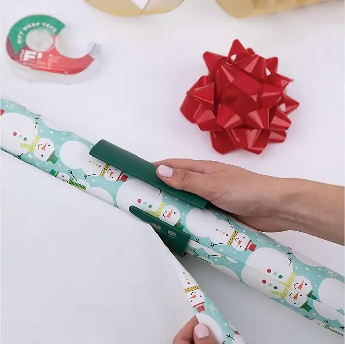 Gift Wrap Cutter (2-Pack) Holiday Wrapping Paper Cutter