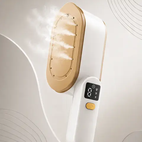 Handheld Clothing Steamer - 1200W, 3 Steam Levels, LCD Display, 10S Fast Heat-up, 2-in-1 Wet & Dry Ironing, Ceramic, 150ml/9min Water Tank, 23g Steam Output, 3-Angle Handle, Storage Bag, Steamer for Clothing for Home & Travel Dress Shirts