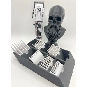 Clipper Guard Holder Organizer – 10 Slot Hair Trimmer Storage Tray - Barber Rack