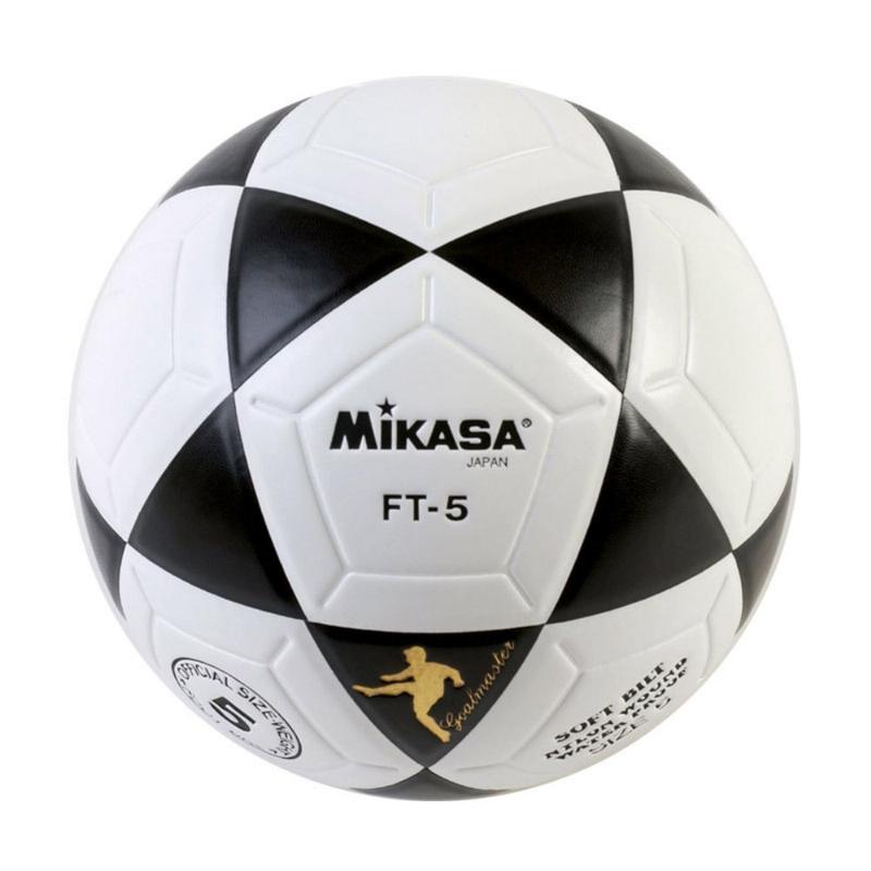 Official Size High Quality Soccer Ball Mikasa FT5 Goal Master Soccer Ball (Black/White, Size 5) Football Outdoor
