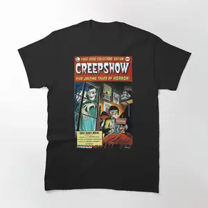 Creepshow T-Shirt Tribute to Creepshow Horror Anthology Perfect for Horror Fans and Classic Film Enthusiasts Spooky and Nostalgic Design