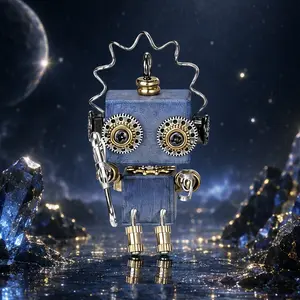 Mewodo Fixo 4-in-1 Handmade Bag Charm, Keychain, Pendant Necklace, and Desk Dec