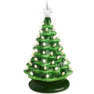 Best Choice Products 15in Ceramic Christmas Tree, Pre-lit Hand-Painted Holiday Decor w/ 64 Lights Best Choice Products 15in Ceramic Christmas Tree, Pre-lit Hand-Painted Holiday Decor w/ 64 Lights
