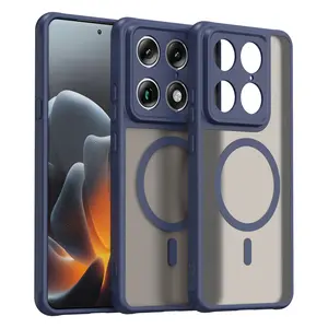 (Case & Nova.)MagSafe Compatible Matte Phone Case, PC+TPU Shockproof Protective Cover for Moto Edge 70, X71 Air, G100, G57