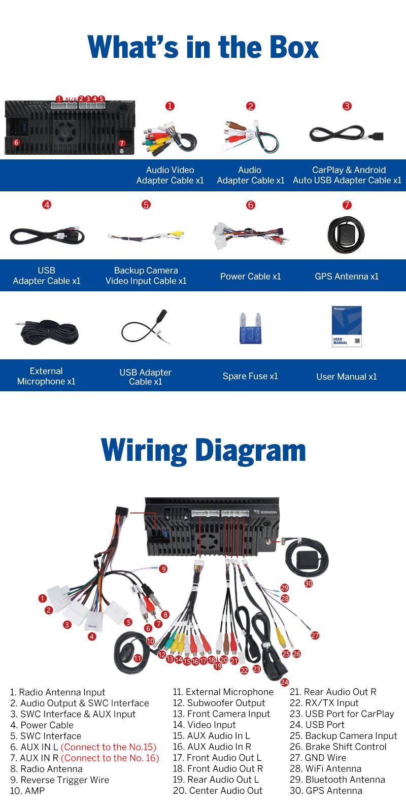 EONON Car Stereo for Toyota Tacoma 2005-2013, Wireless CarPlay & Android Auto Car Radio, 9" Android 14 Touchscreen Head Unit, 3GB RAM, 32G ROM, Bluetooth, GPS Navigation, Wi-Fi, Sub, SWC, Backup camera, Keep OEM, Plug & Play - TYTACX7, TYTACX7A EONON Car Stereo for Toyota Tacoma 2005-2013, Wireless CarPlay & Android Auto Car Radio, 9" Android 14 Touchscreen Head Unit, 3GB RAM, 32G ROM, Bluetooth, GPS Navigation, Wi-Fi, Sub, SWC, Backup camera, Keep OEM, Plug & Play - TYTACX7, TYTACX7A