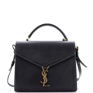 Pre-owned Yves Saint Laurent Leather Top Handle Bags Saint Laurent Cassandra Top Handle Bag Medium by Rebag