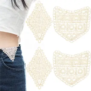 4 count Lace Pants  Extenders, 2 Styles  Extenders for Women,  Waistband Extenders Sewing Fasteners Supplies for Jeans, Skirts