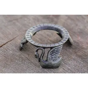 "Swan Support" Metal Egg Stand