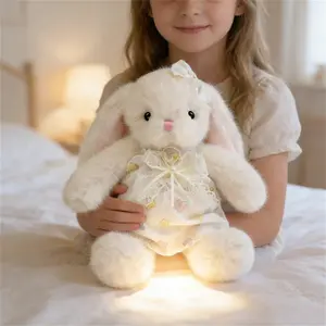 Soft Plush Cute Bunny Rabbit Stuffed Toy, Stuffed Animals, Perfect Gift for Birthdays, Thanksgiving, Christmas, Valentine's Day, Easter, Unisex for Boys and Girls