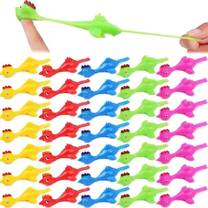 Finger Catapult Chicken Toy, Interactive Stress Relief Fidgeting Wall Stick Toy, Fun Party Gift in Random Colors