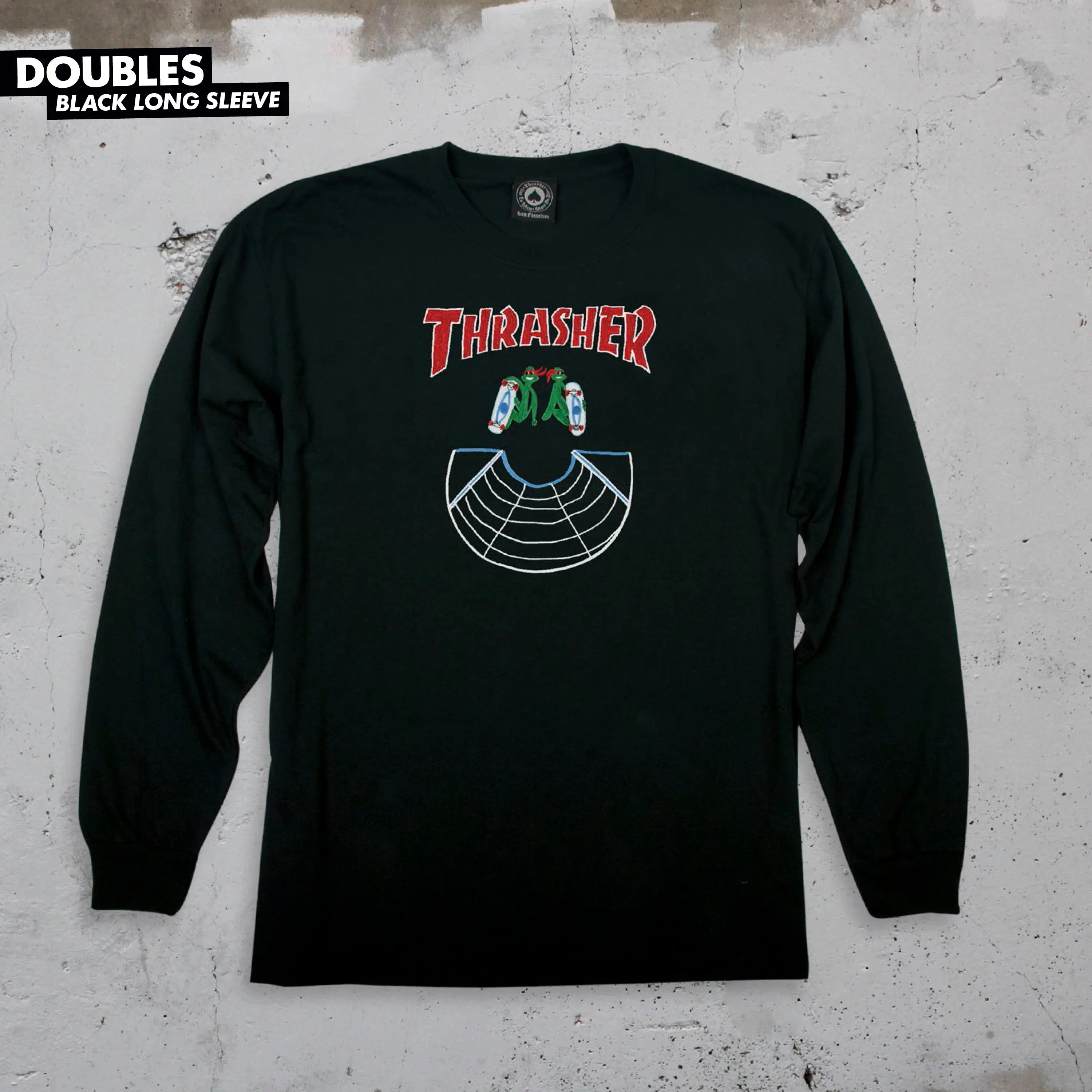 Thrasher Doubles Long Sleeve Shirt ONLY SMALL & MEDIUM LEFT