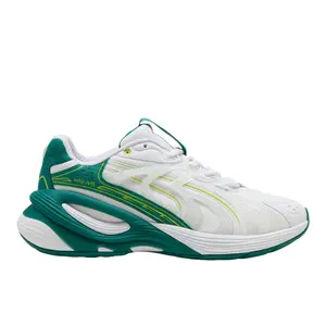 PUMA Mens Aston Martin X Aramco F1 Team Inverse Lace Up Sneakers Shoes Casual - Green, White
