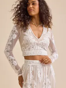 Arissa Floral Embroidered Top