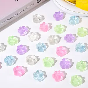 Transparent soft and cute crystal cat paw stress-relief toy, realistic simulation for children's creative play