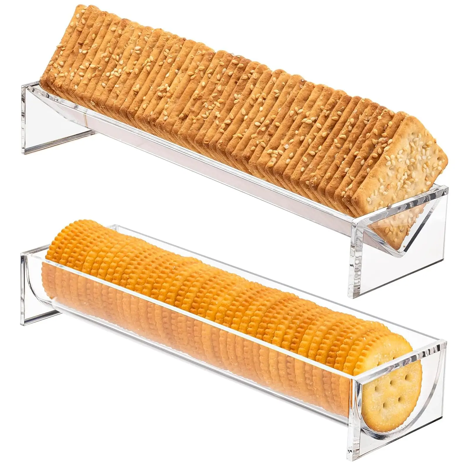 sebastian CADIA, U-shaped V-shaped cookie holder set suitable for office snacks and party cookie placement, Cookie Display