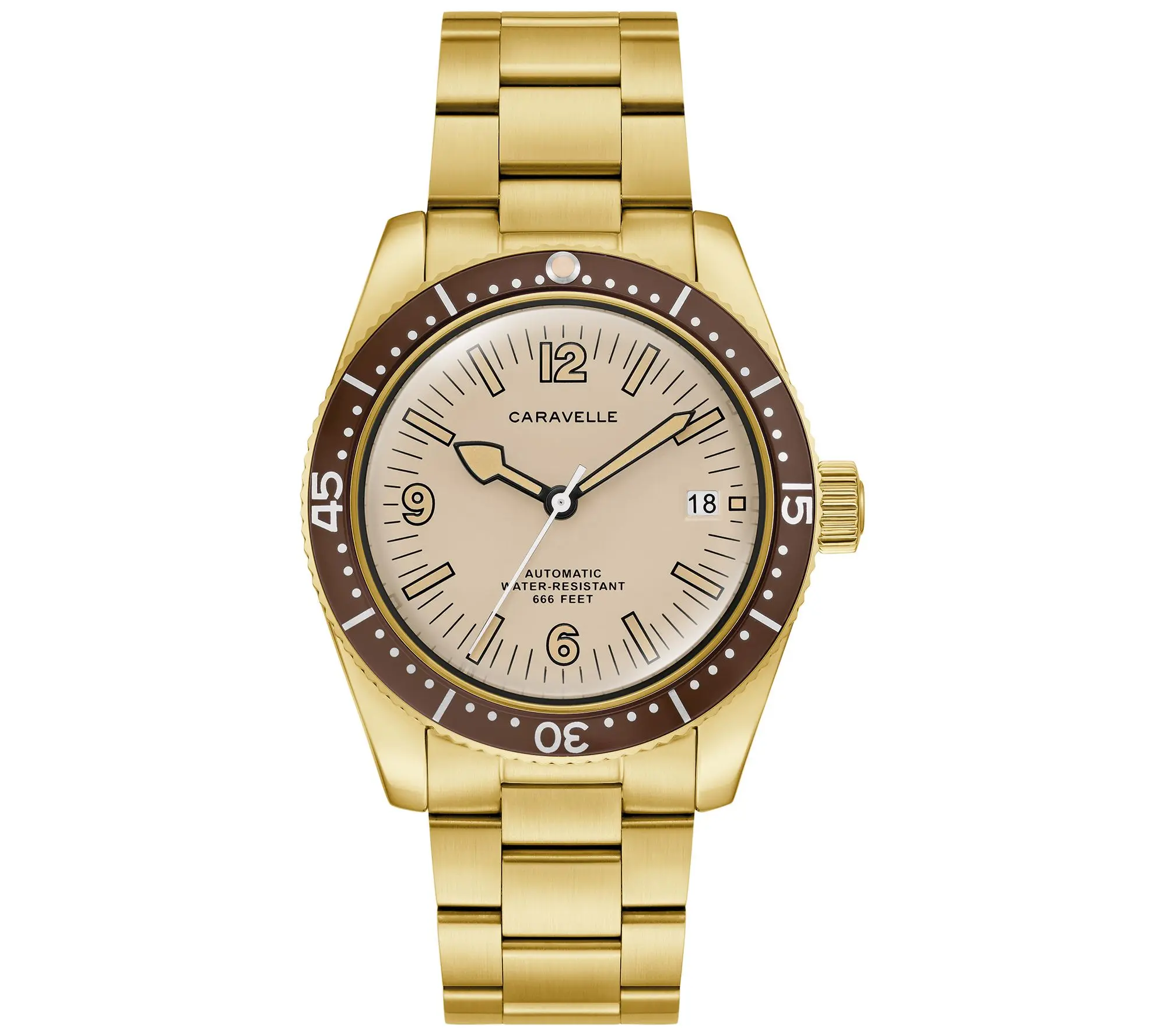 Caravelle x Kevin O'Leary by Bulova Sea Hunter Goldtone Automatic Watch