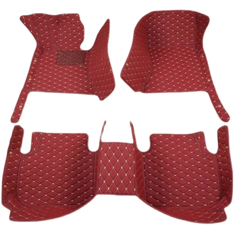 Custom Car Floor Mat For Citroen Berlingo 2009~2018 Left/Right -hand Drive Auto Interior Accessories Car Mats Car Foot Mats Car Accessory Fashion Diamond Styling Leather Carpet Waterproof Design Full Coverage