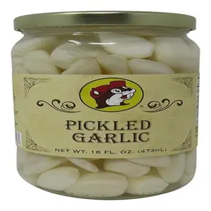 Pickled Garlic in a Resealable Jar, Gluten Free, No High Fructose Corn Syrup, 16 Fl Ounces