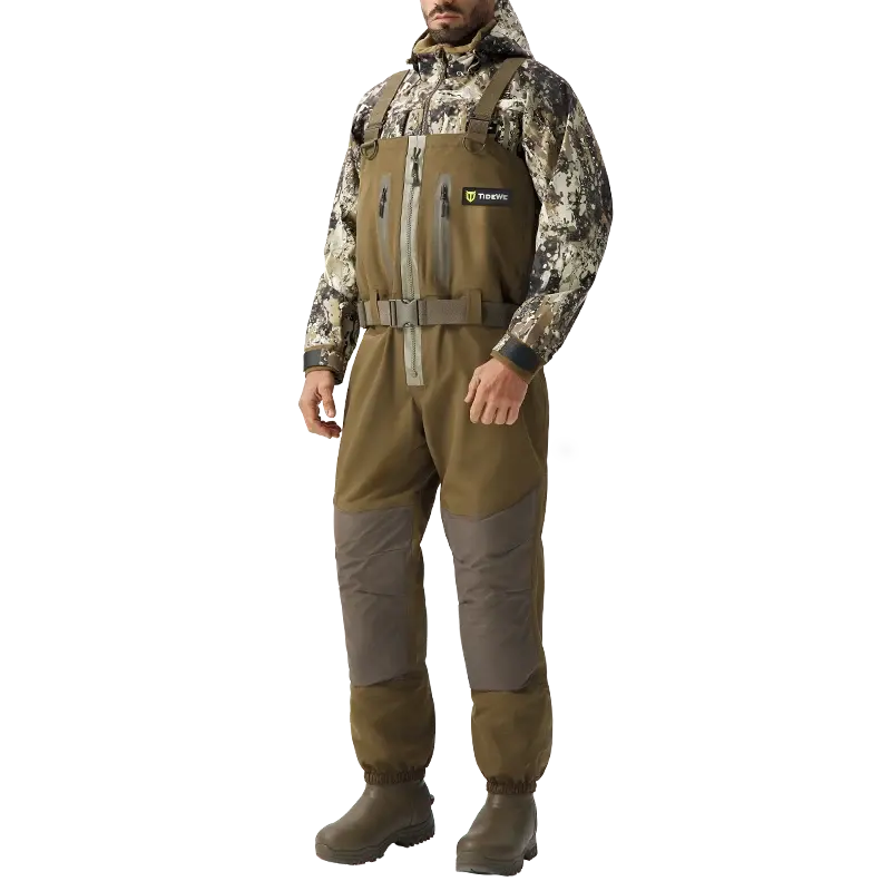 TIDEWE × MinnDak Slough Dawgs TIZIP Waterproof Breathable Duck Hunting Waders