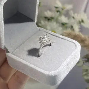 925 sterling silver hexagonal moissanite diamond ring, suitable for men and women, trendy and versatile exquisite jewelry, birthday gift, retro unique ring, promise ring