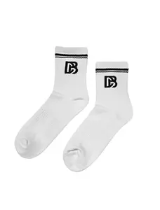 Premium DB Crew Socks - White