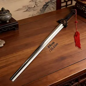 Ancient Style Long Sword, Tassel Extendable Sword, Party Role Play Decoration, Event Props, Random Styles and Colors