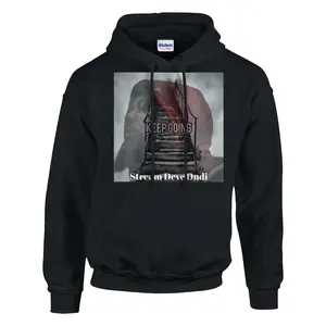 Deveondi (Keep Going) Classic Unisex Pullover Hoodie Cotton Menswear