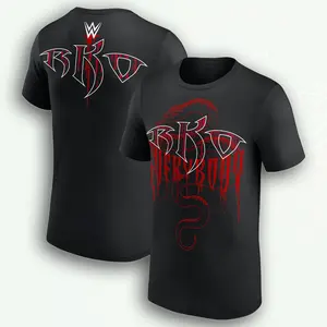 Randy Orton RKO Everybody Drip Graphic Tee, Black Wrestling Fan Shirt, WWE Unisex Streetwear Gift, Casual Tee Him Her