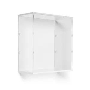 6" x 6" x 3" Modern Acrylic Shadowbox Lid Only - UV Grade