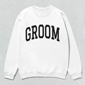 Groom Sweatshirt Crewneck Sweater Unisex Black