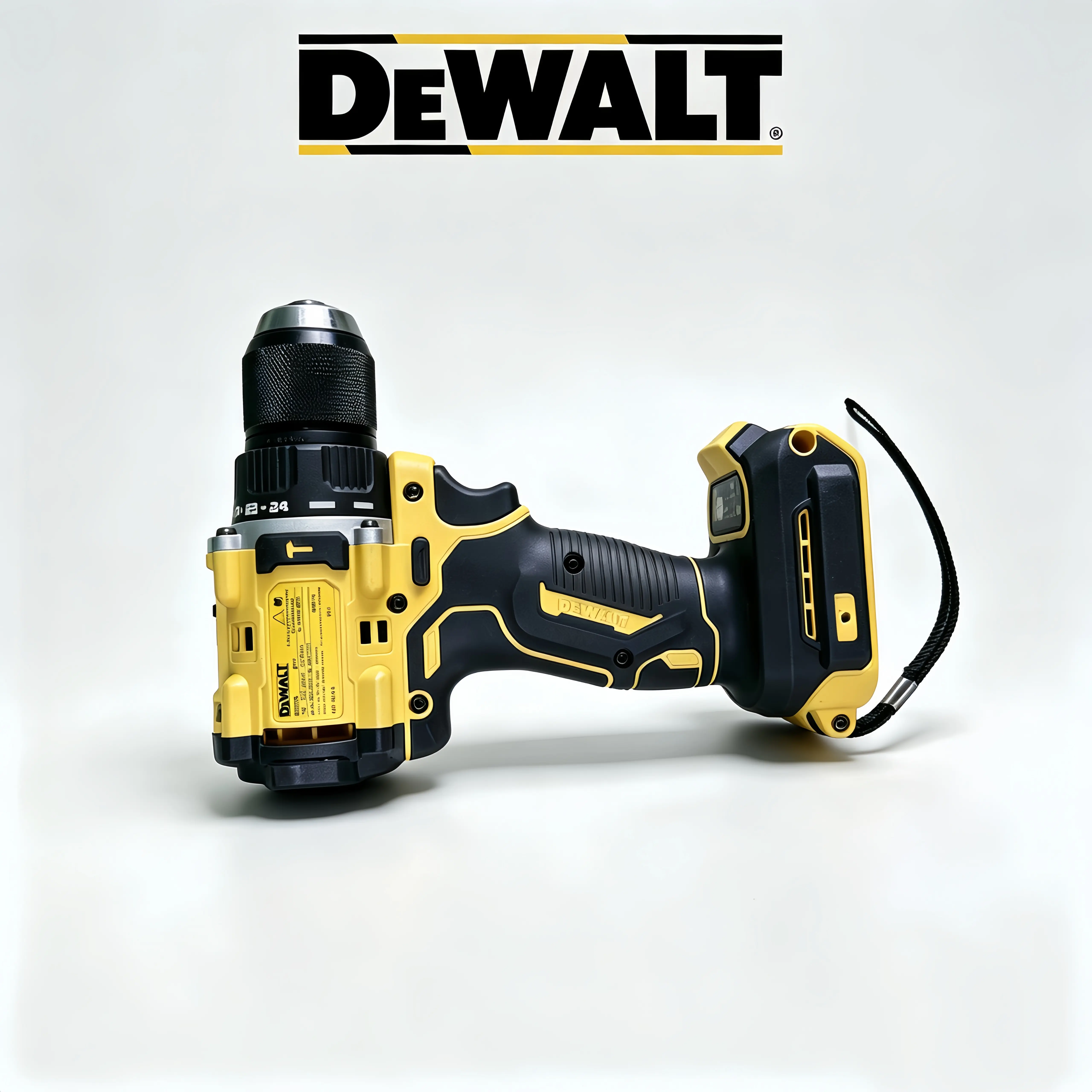 DEWALT DCD805NT 20V MAX Brushless Cordless Hammer Drill Driver - 90Nm Max Torque, 2-Speed, 15-Position Torque Adjustment, LED Work Light, TSTAK Case Bare Tool for Construction, Repair