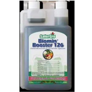 212 MAIN Safergro 0306 Biomin Booster 126 Garden Fertilizer, 1-qt Plant Nutrient Supplement for Home Improvement Garden Soil, Organic