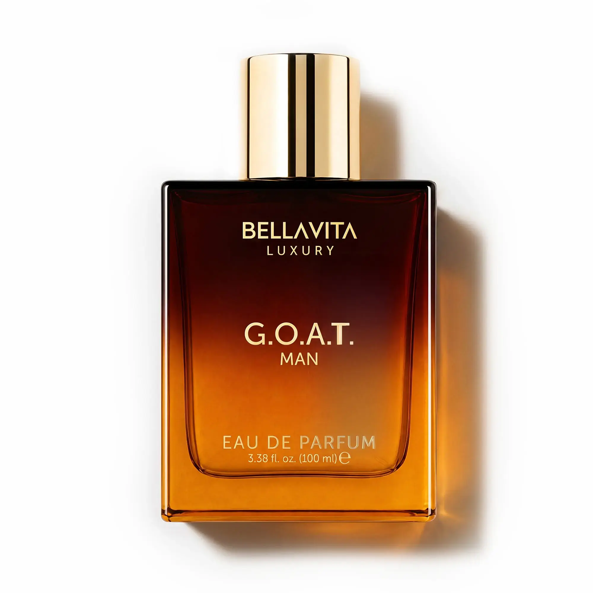 BellaVita Luxury's G.O.A.T. Man | Eau De Parfum (EDP) | Bergamot, Amber & Vetiver | Woody & Musky | Long Lasting | Cruelty Free | Perfect Gift for Him